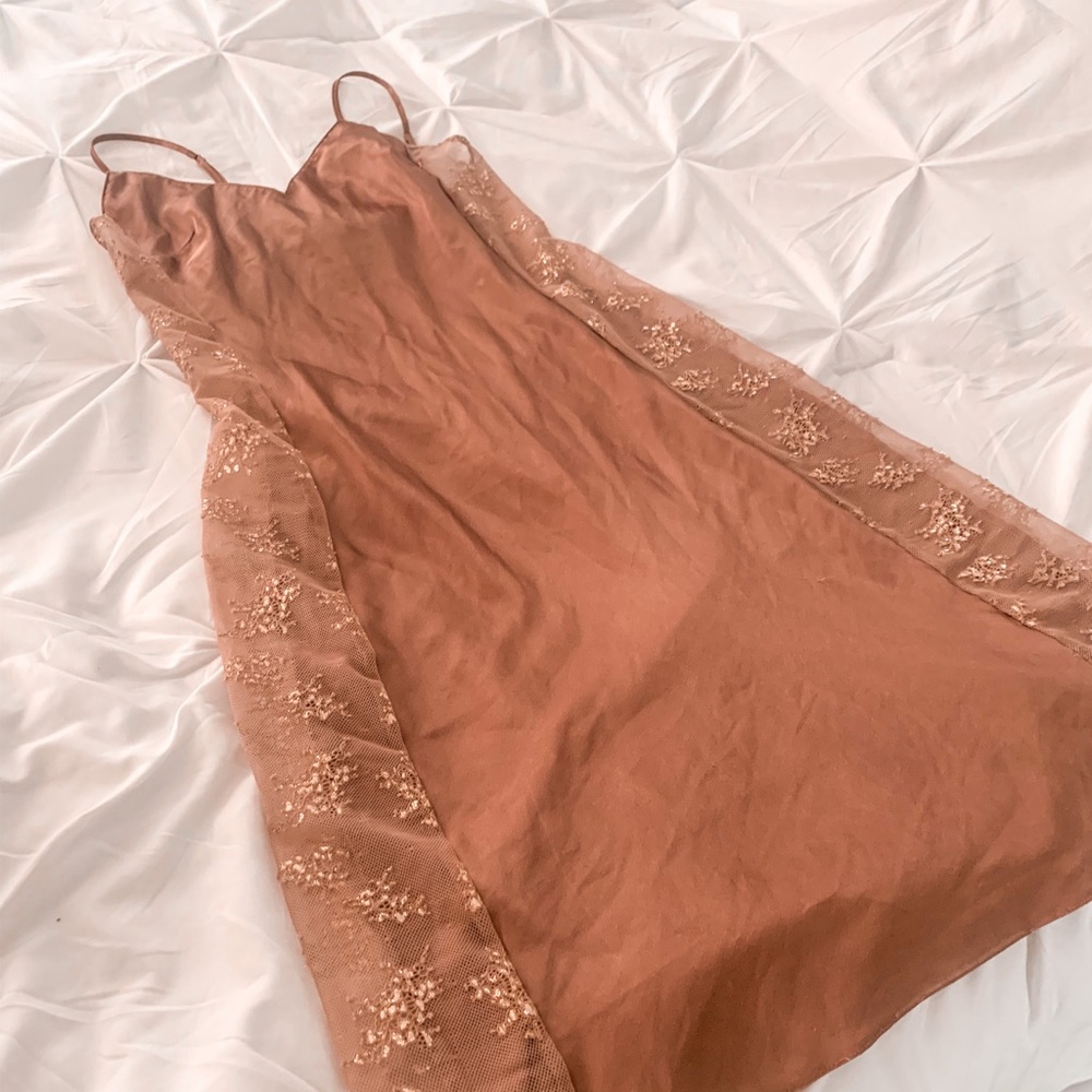 Vintage Gold Victoria’s Secret Slip Dress Intimate